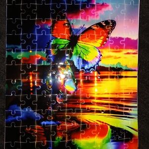 Vibrant Butterfly Puzzle